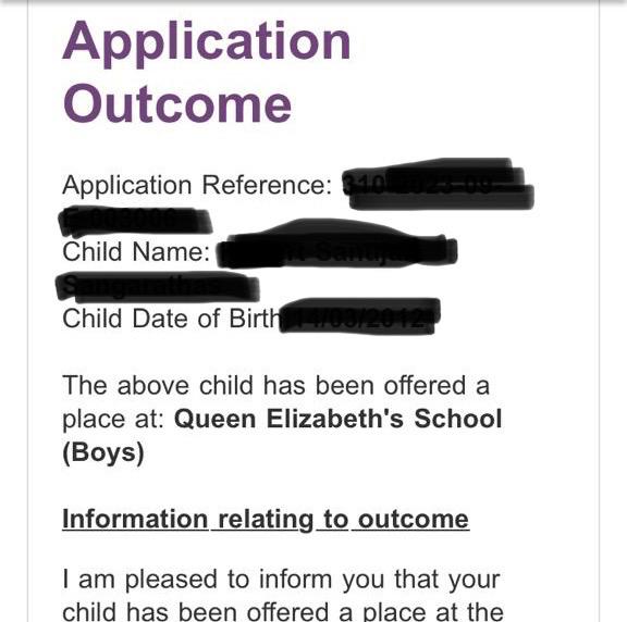 Testimonial from Parents